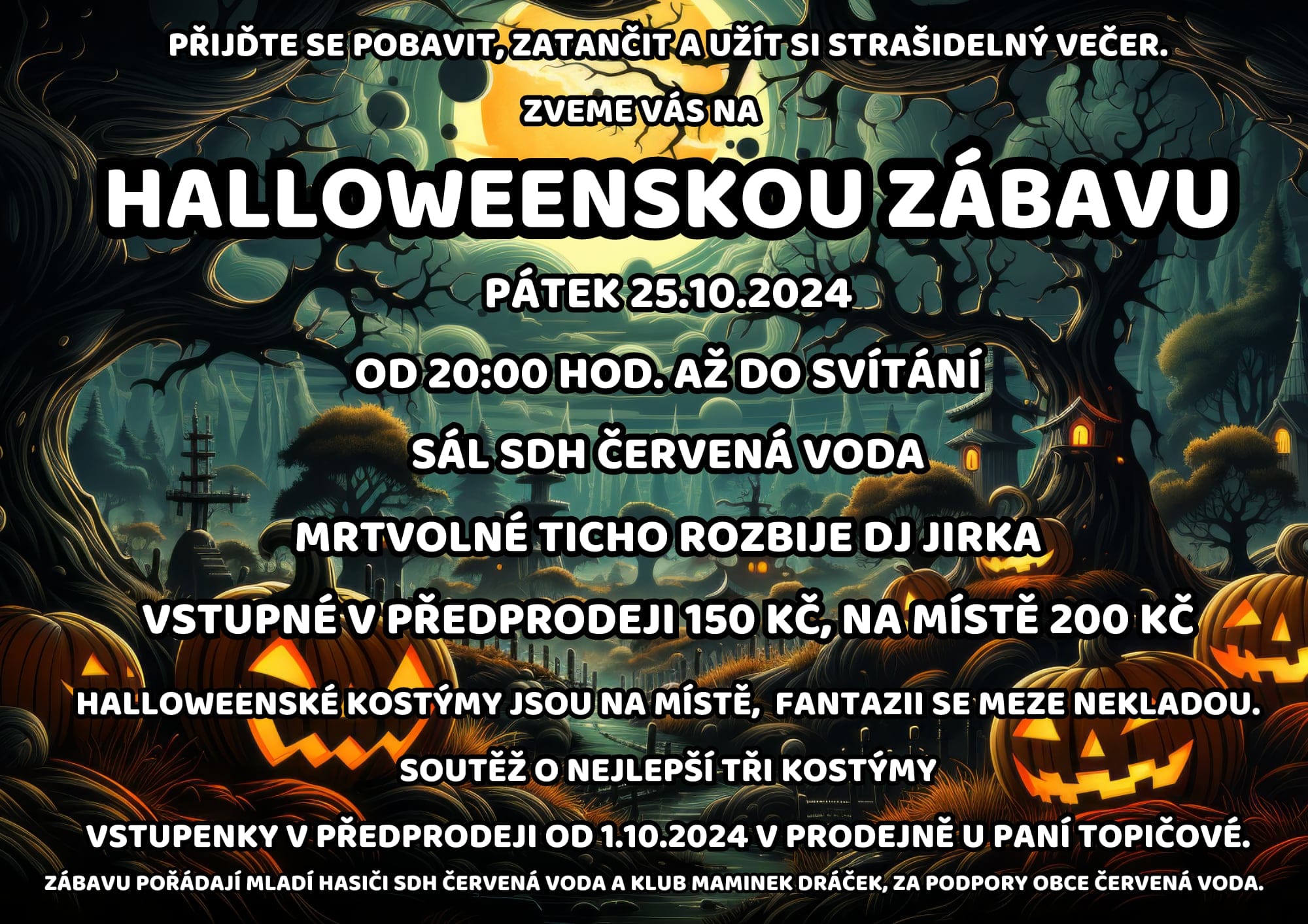 halloweenská zábava 2024