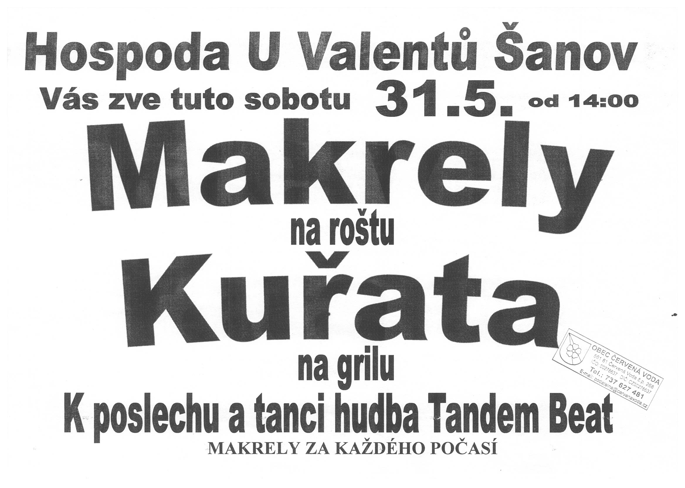 makrely a kuřata