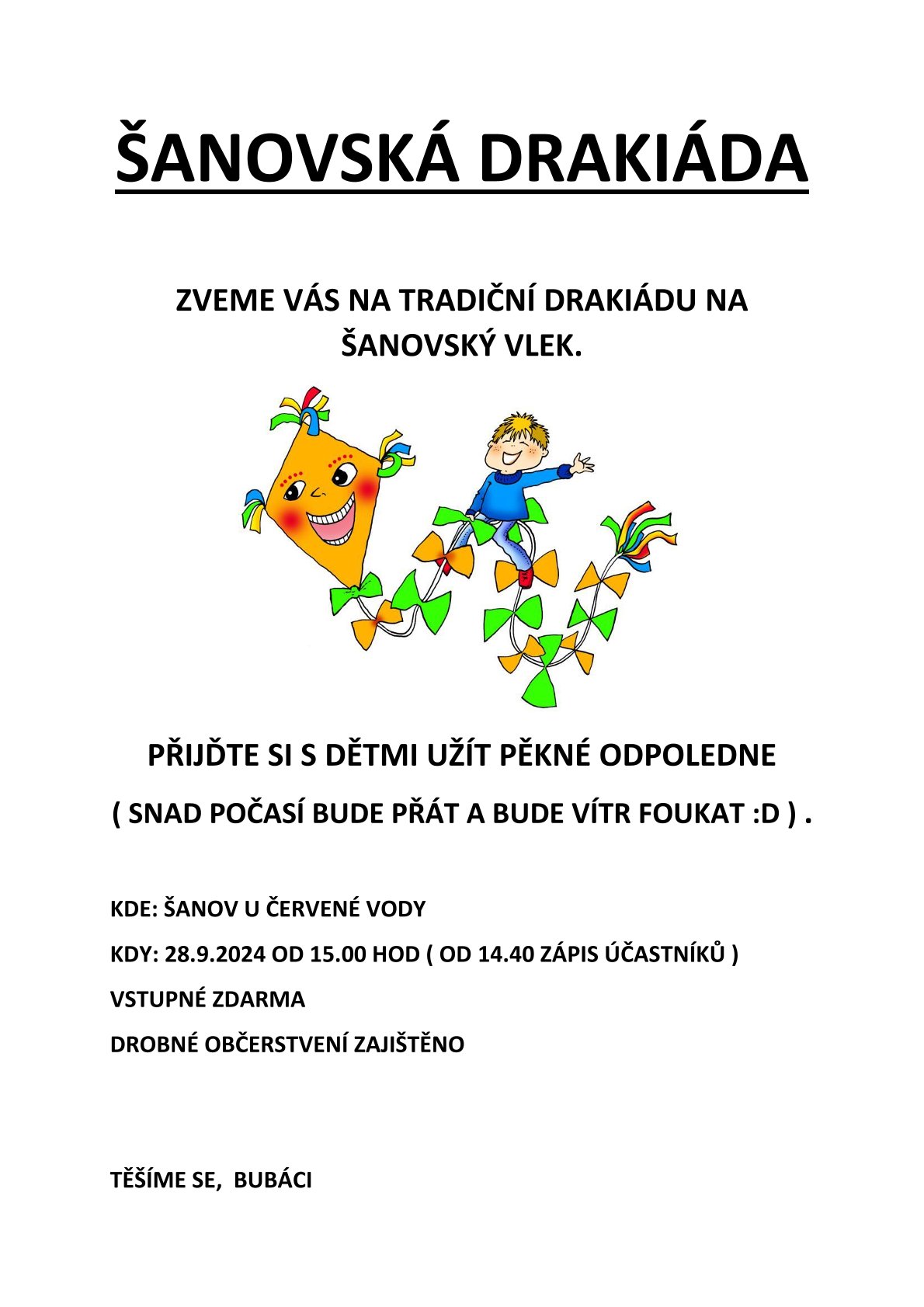 Šanovská drakiáda 2024