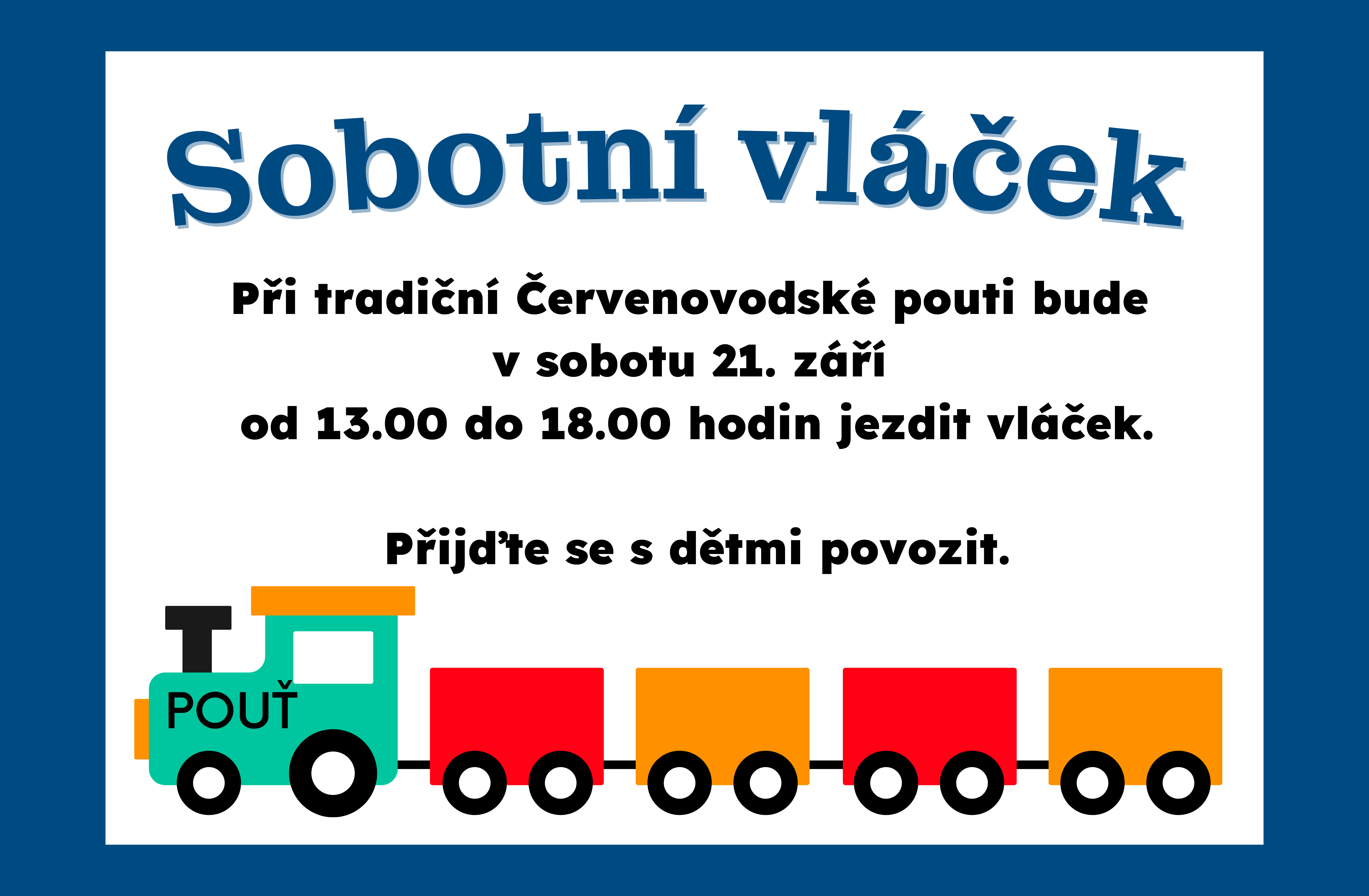 sobotní vláček